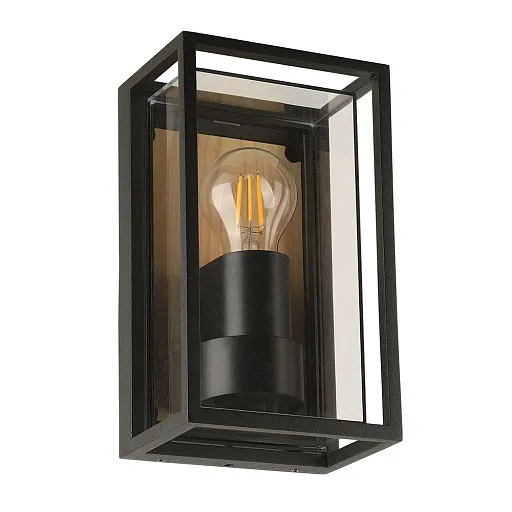 Светильник фасадный настенный Arte Lamp Marfik черный E27 15 Вт IP65 (A2322AL-1BR)