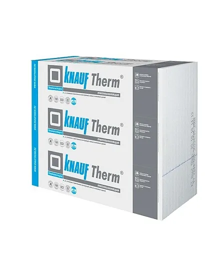 Пенополистирол Knauf Therm Стена Pro 50х1000х1200 мм Пенополистирол Knauf Therm Стена Pro 50х1000х1200 мм
