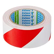 Лента сигнальная Folsen красно-белая 50 мм 33 м