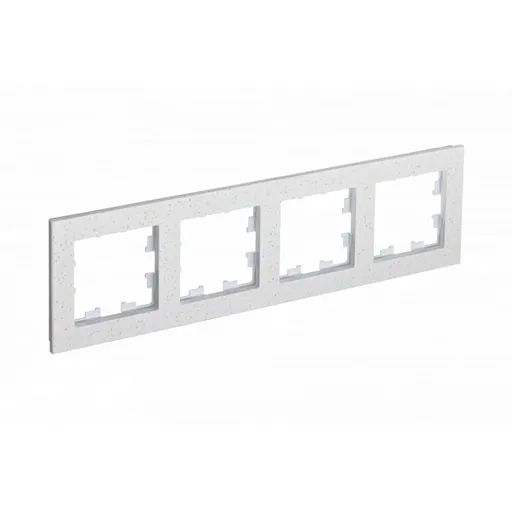 Рамка Systeme Electric AtlasDesign Nature четырехместная мрамор крем роял (ATN343104) Рамка Systeme Electric AtlasDesign Nature четырехместная мрамор крем роял (ATN343104)