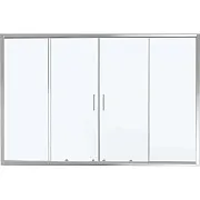 Шторка на ванну раздвижная 150х140х0,5 см профиль хром BelBagno Unique (UNIQUE-VF-2-150/180-140-C-Cr)