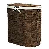 Корзина для белья WasserKraft Dill 330х580х610 мм 87,1 л темно-коричневая (WB-611-L) Корзина для белья WasserKraft Dill 330х580х610 мм 87,1 л темно-коричневая (WB-611-L)