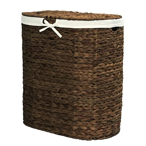 Корзина для белья WasserKraft Dill 330х580х610 мм 87,1 л темно-коричневая (WB-611-L) Корзина для белья WasserKraft Dill 330х580х610 мм 87,1 л темно-коричневая (WB-611-L)