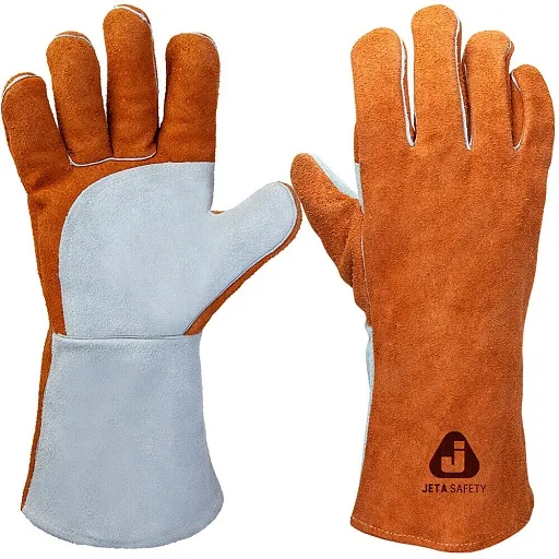 Краги спилковые для сварщика Jeta Safety Ferrus Active JWK401 оранжевые 10 (XL) Краги спилковые для сварщика Jeta Safety Ferrus Active JWK401 оранжевые 10 (XL)