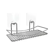 Полка для ванной Kleber Lite 250х145х120 мм металл/силикон хром (KLE-LT032/8563) Полка для ванной Kleber Lite 250х145х120 мм металл/силикон хром (KLE-LT032/8563)