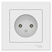 Розетка Systeme Electric AtlasDesign встраиваемая белая без заземления (ATN000140)