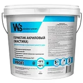 Герметик акриловый пароизоляционный внутренний Window System белый 7 кг Герметик акриловый пароизоляционный внутренний Window System белый 7 кг