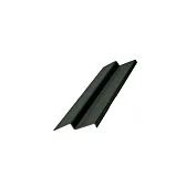 Профиль стартовый для фиброцементного сайдинга Fibra Plank 3000 мм графитовый серый