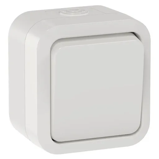 Выключатель Tors TS310 одноклавишный накладной белый (TS-V14-0-10-55-K01) Выключатель Tors TS310 одноклавишный накладной белый (TS-V14-0-10-55-K01)