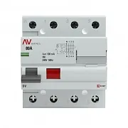 УЗО EKF Averes DV 80А 3P+N тип A 100 мА 10 кА (rccb-4-80-100-a-av)