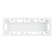 Коробка монтажная Simon 24 Harmonie трехместная накладная белая (2400753-030) Коробка монтажная Simon 24 Harmonie трехместная накладная белая (2400753-030)