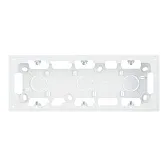 Коробка монтажная Simon 24 Harmonie трехместная накладная белая (2400753-030) Коробка монтажная Simon 24 Harmonie трехместная накладная белая (2400753-030)