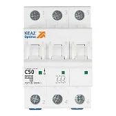Автоматический выключатель модульный КЭАЗ OptiDin BM63 3P 50А тип C 4,5 кА 230/400 В (326817) Автоматический выключатель модульный КЭАЗ OptiDin BM63 3P 50А тип C 4,5 кА 230/400 В (326817)