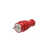 Вилка штепсельная Systeme Electric MultiSet с заземлением 16 А 250 В IP44 красная (MST4401RD) Вилка штепсельная Systeme Electric MultiSet с заземлением 16 А 250 В IP44 красная (MST4401RD)