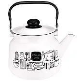 Чайник эмалированный Магнитогорская эмаль Kitchen 3,5 л белый Чайник эмалированный Магнитогорская эмаль Kitchen 3,5 л белый