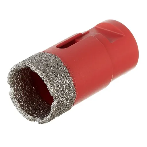 Коронка алмазная КМ по керамограниту d30 мм для УШМ (666165) Коронка алмазная КМ по керамограниту d30 мм для УШМ (666165)