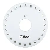 Фонарь кемпинговый Gauss светодиодный 24 LED 5 Вт на батарейках AA пластик с магнитом и карабином (GF003)