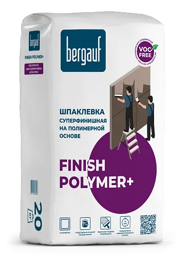 Шпаклевка Bergauf Finish Polymer+ 20 кг Шпаклевка Bergauf Finish Polymer+ 20 кг