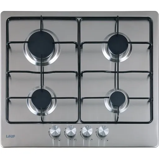 Варочная панель газовая Lauf PG-616 4 конфорки металлик