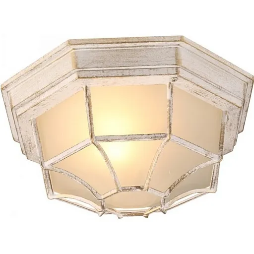 Светильник садово-парковый потолочный Arte Lamp Pegasus бело-золотой E27 60 Вт IP44 (A3121PF-1WG) Светильник садово-парковый потолочный Arte Lamp Pegasus бело-золотой E27 60 Вт IP44 (A3121PF-1WG)