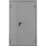Дверь противопожарная двухстворчатая DoorHan ДП-2-EI-60 глухая правая серый RAL 7035 1250х2050 мм Дверь противопожарная двухстворчатая DoorHan ДП-2-EI-60 глухая правая серый RAL 7035 1250х2050 мм