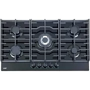 Варочная панель газовая Lauf PG-907BL 5 конфорок черная