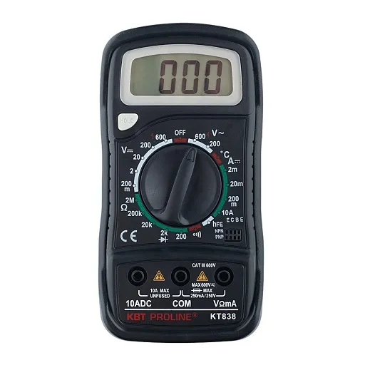 Мультиметр портативный КВТ KT 838 Proline (79128) Мультиметр портативный КВТ KT 838 Proline (79128)