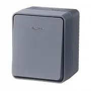 Выключатель Systeme Electric AtlasDesign Profi54 одноклавишный накладной антрацит с подсветкой (ATN544013) Выключатель Systeme Electric AtlasDesign Profi54 одноклавишный накладной антрацит с подсветкой (ATN544013)