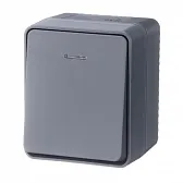 Выключатель Systeme Electric AtlasDesign Profi54 одноклавишный накладной антрацит с подсветкой (ATN544013) Выключатель Systeme Electric AtlasDesign Profi54 одноклавишный накладной антрацит с подсветкой (ATN544013)