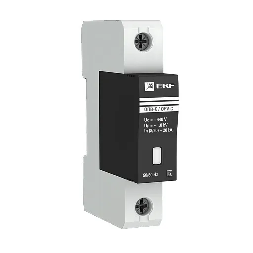 Ограничитель напряжения модульный EKF PROxima 400 В 20 кА 1P (opv-c1)