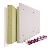 Панель звукоизоляционная AcousticGyps Basic 70х600х1200 мм с комплектом крепежа Панель звукоизоляционная AcousticGyps Basic 70х600х1200 мм с комплектом крепежа