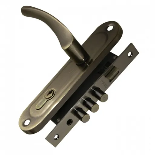 Замок врезной Punto LOCKSET15.CRONA.4061-3 AB для входной двери под цилиндр бронза 5 ключей Замок врезной Punto LOCKSET15.CRONA.4061-3 AB для входной двери под цилиндр бронза 5 ключей