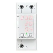 Реле напряжения модульное Welrok VIP-63 red 220 В 63 А тип AC цифровое Реле напряжения модульное Welrok VIP-63 red 220 В 63 А тип AC цифровое