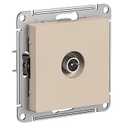 Розетка телевизионная Systeme Electric AtlasDesign встраиваемая песочная (ATN001292) Розетка телевизионная Systeme Electric AtlasDesign встраиваемая песочная (ATN001292)