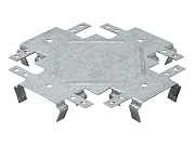 Соединитель одноуровневый краб Knauf 60x27 0,9 мм Соединитель одноуровневый краб Knauf 60x27 0,9 мм
