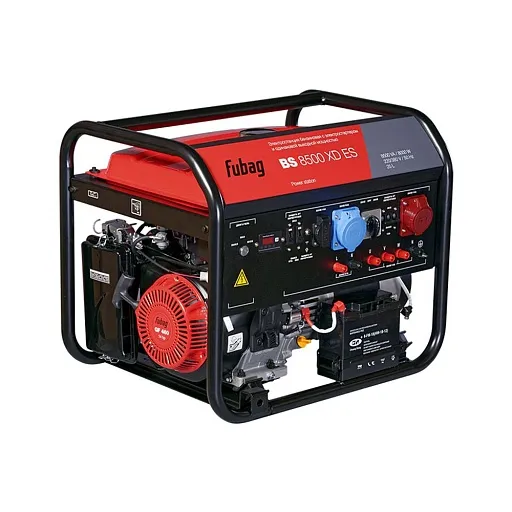 Генератор бензиновый Fubag BS8500XD ES Duplex 8 кВт высокий пусковой ток 16 кВт