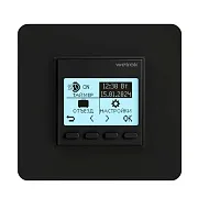 Терморегулятор электронный программируемый для теплого пола Welrok Pro BK черный Терморегулятор электронный программируемый для теплого пола Welrok Pro BK черный