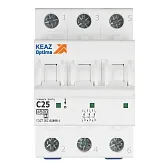 Автоматический выключатель модульный КЭАЗ OptiDin BM63 3P 25А тип C 4,5 кА 230/400 В (326814) Автоматический выключатель модульный КЭАЗ OptiDin BM63 3P 25А тип C 4,5 кА 230/400 В (326814)