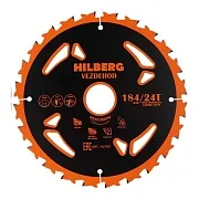 Диск пильный универсальный Hilberg Vezdehod 184х30х1,65 мм 24 зубьев (HV189) Диск пильный универсальный Hilberg Vezdehod 184х30х1,65 мм 24 зубьев (HV189)