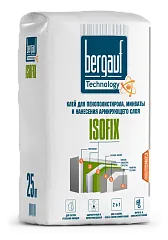 Клей для пенополистирола и минваты Bergauf Isofix 25 кг