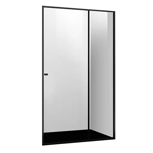 Душевая дверь раздвижная стекло прозрачное WasserKraft Dill 61S 110х200 см профиль черный (61S13)