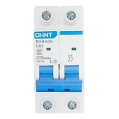 Автоматический выключатель модульный Chint NXB-63S 2P 63А тип C 4,5 кА 400 В (296794 Chint) Автоматический выключатель модульный Chint NXB-63S 2P 63А тип C 4,5 кА 400 В (296794 Chint)