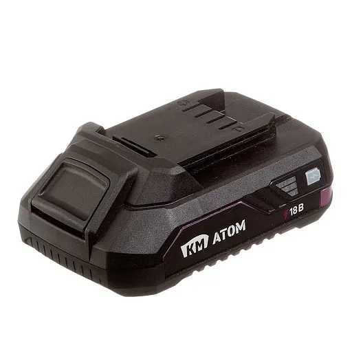 Аккумулятор КМ АТОМ 18 В 2Ач Li-Ion (BLI-18/2,1) Аккумулятор КМ АТОМ 18 В 2Ач Li-Ion (BLI-18/2,1)