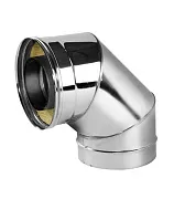 Отвод Вулкан V50R 90° х d150х250 мм с изоляцией AISI 321/304 Отвод Вулкан V50R 90° х d150х250 мм с изоляцией AISI 321/304