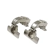 Петля мебельная Lemax prof Clip-on 90° угловая с эксцентриком и доводчиком (2 шт.)