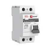 УЗО EKF PROxima ВД-100 25А 1P+N тип A 10 мА 4,5 кА (elcb-2-25-10-em-a-pro)