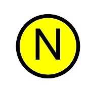 Наклейка знак электробезопасности EKF PROxima d20 мм N желтая (100 шт.) (an-2-07)