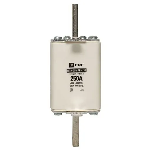 Вставка плавкая EKF ППН-35 250А 50 кА 660 В (fus-35/250)