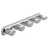 Вешалка для ванной WasserKraft Kammel K-8300 5 крючков на шуруп металл хром (K-8375) Вешалка для ванной WasserKraft Kammel K-8300 5 крючков на шуруп металл хром (K-8375)