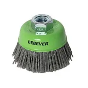 Корщетка для УШМ и УПМ Debever мягкая чашеобразная d65 мм М14 нейлоновая Корщетка для УШМ и УПМ Debever мягкая чашеобразная d65 мм М14 нейлоновая